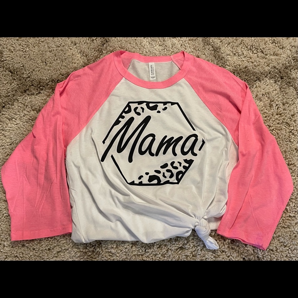 Bella canvas 3/4 sleeve baseball tee